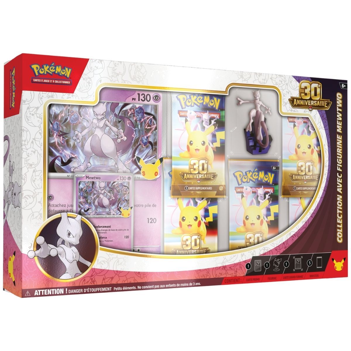 30e Anniversaire Coffret Figurine Mewtwo Pokémon FR