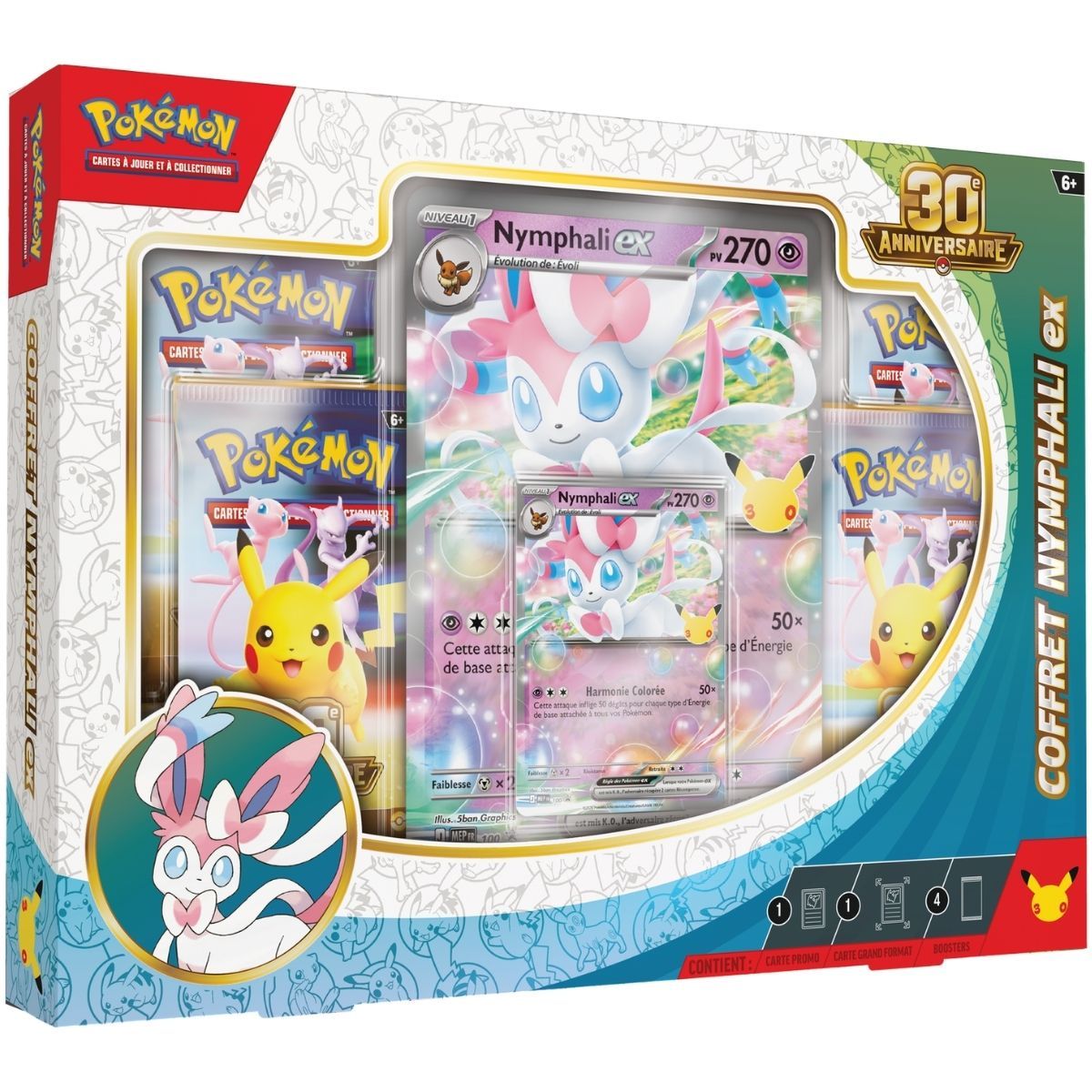 30e Anniversaire Coffret Nymphali-ex Pokémon FR