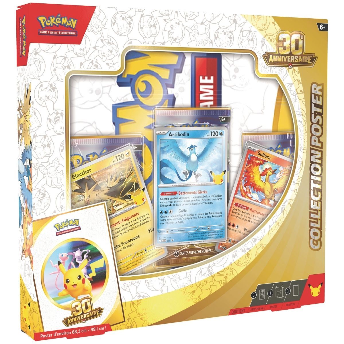 30e Anniversaire Collection Poster Pokémon FR