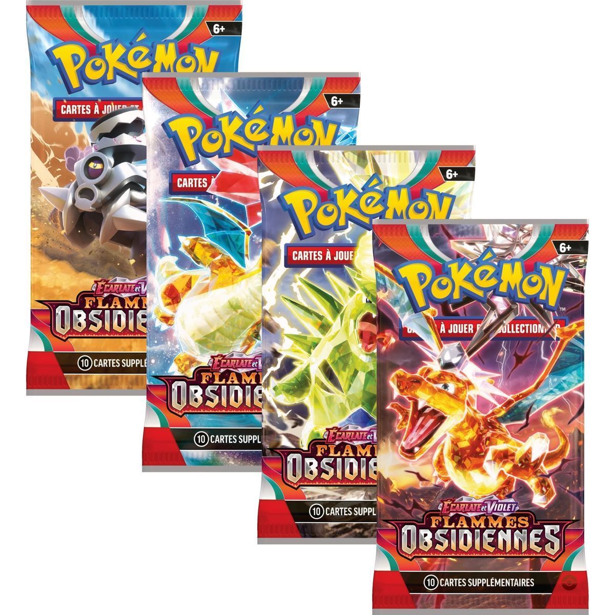 Artset EV03 Boosters Flammes Obsidiennes Pokémon FR