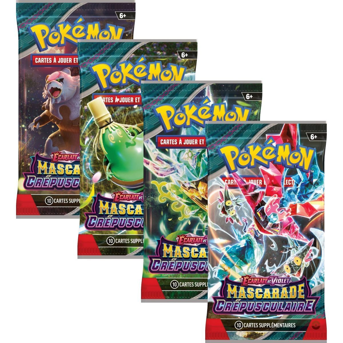 Artset EV06 Boosters Mascarade Crépusculaire Pokémon FR