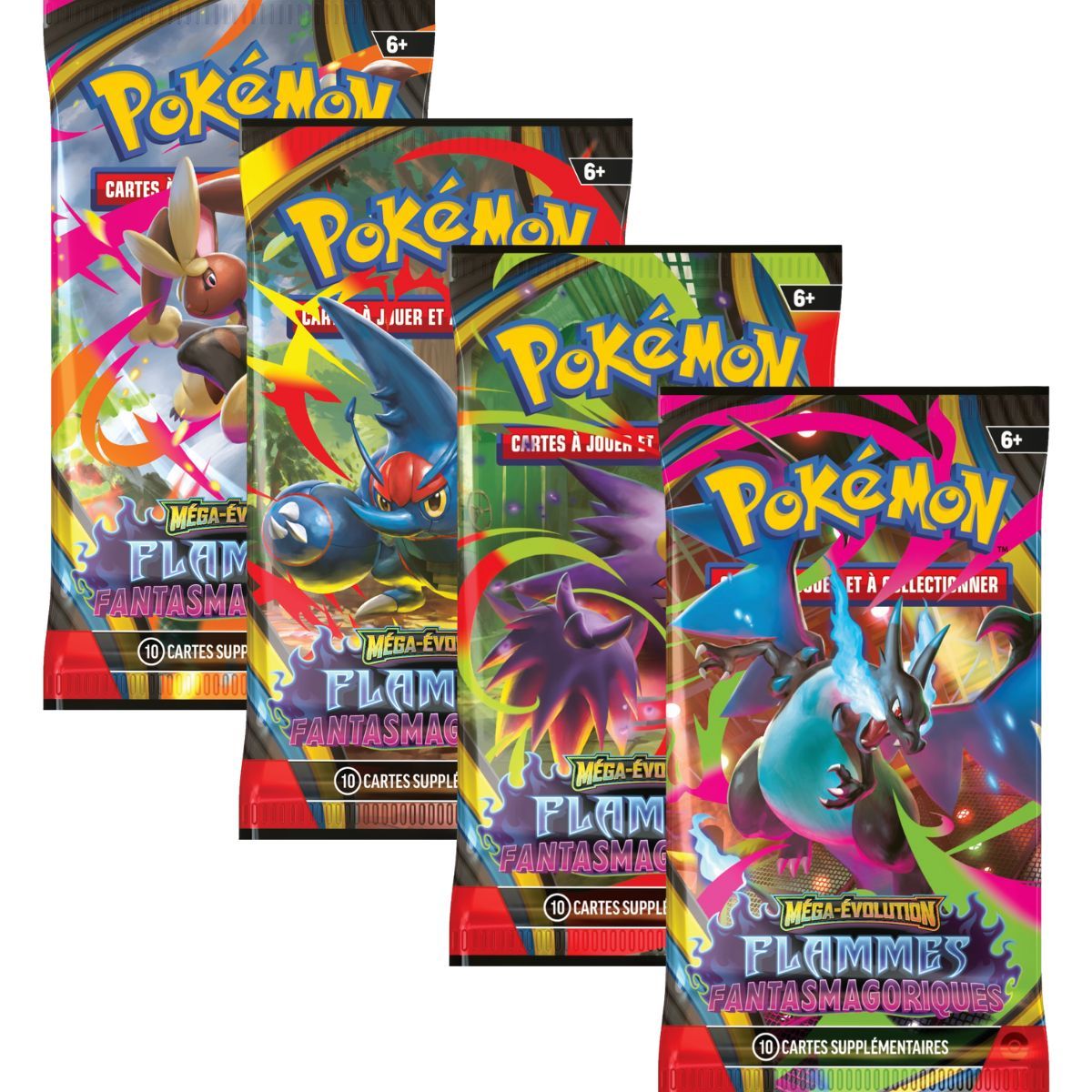 Artset ME02 Boosters Flammes Fantasmagoriques Pokémon FR