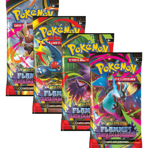 Artset ME02 Boosters Flammes Fantasmagoriques Pokémon FR