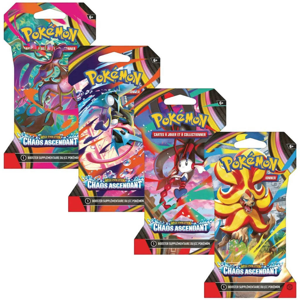 Artset ME04 Blister Boosters Chaos Ascendant Pokémon FR