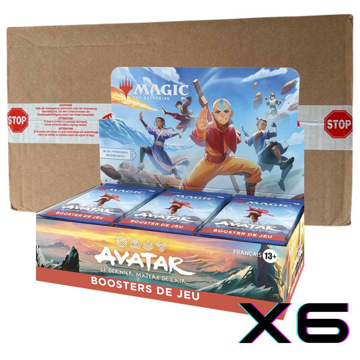 Avatar : Le dernier Maître de l'Air - Case de 6 Displays - FR - Magic the Gathering - TLA