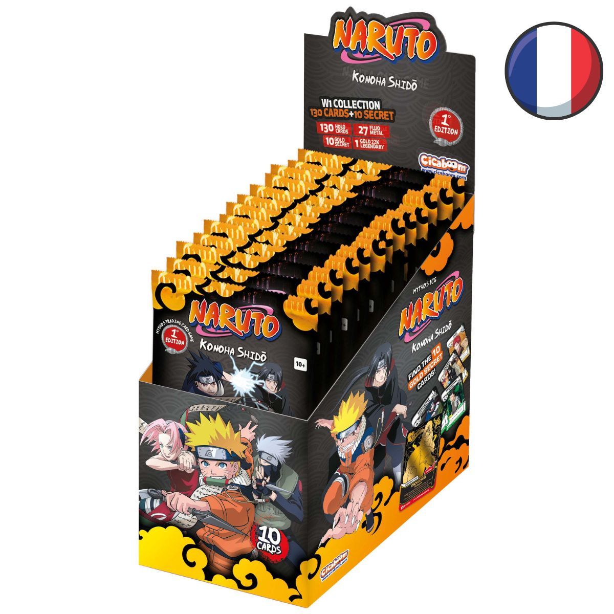 Boite 24 Boosters Naruto Mythos FR