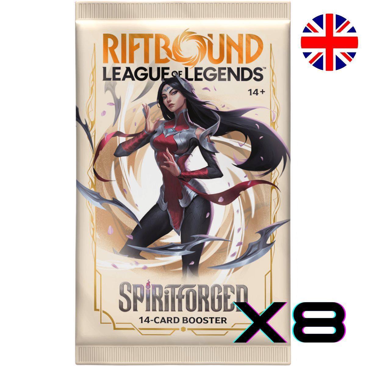 Lot 8 Boosters Spiritforged EN Riftbound