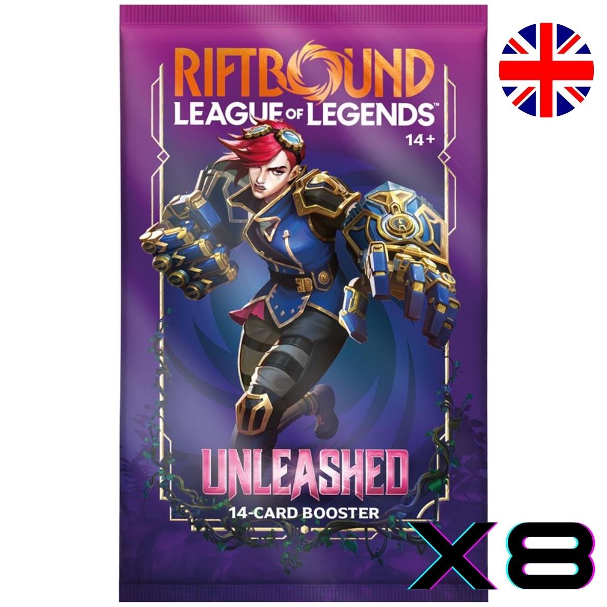 Lot 8 Boosters Unleashed EN Riftbound