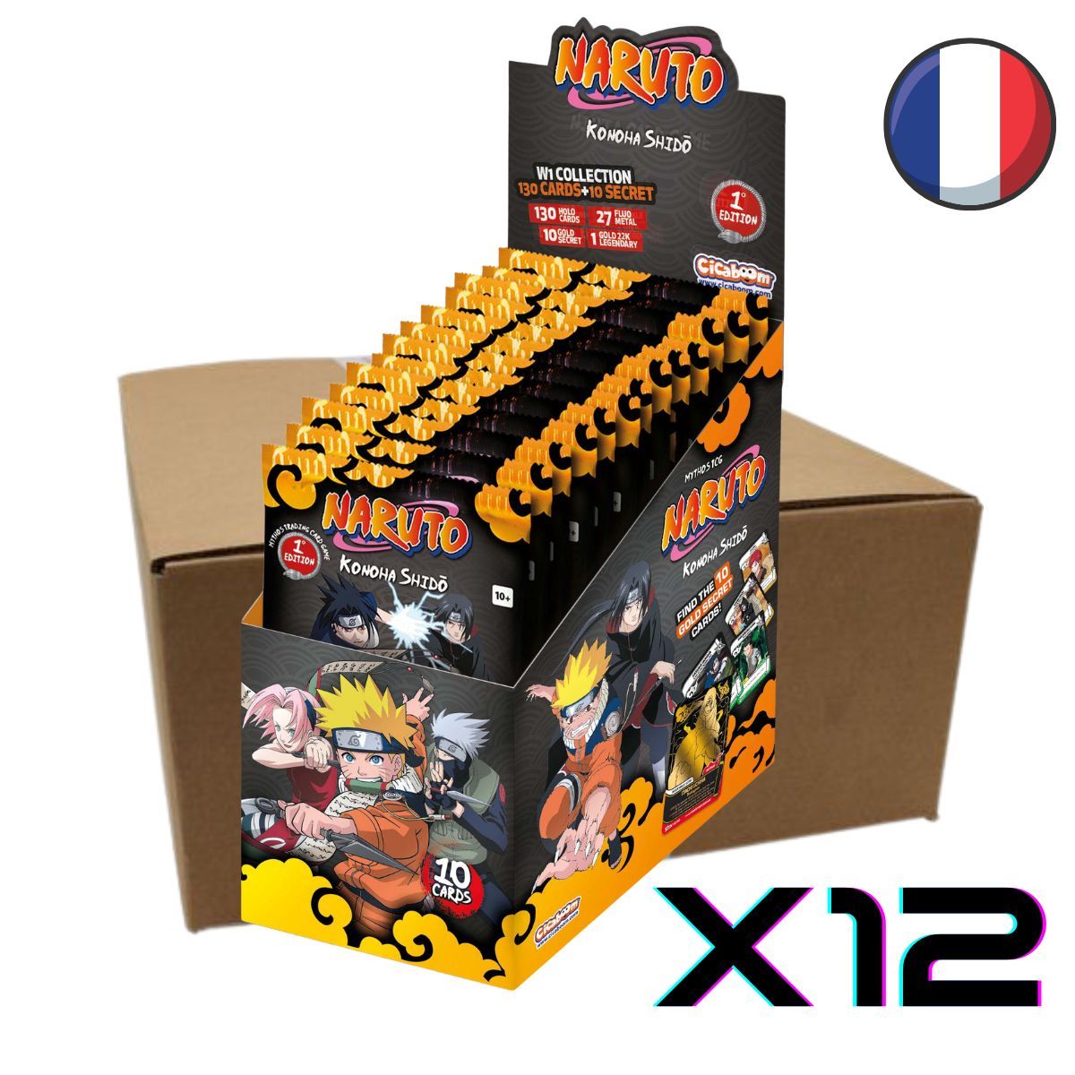 Case 12 Boites Naruto Mythos FR
