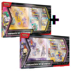 Lot de 2 coffrets Collection Premium Carchacrok et Ampibidou Pokémon FR