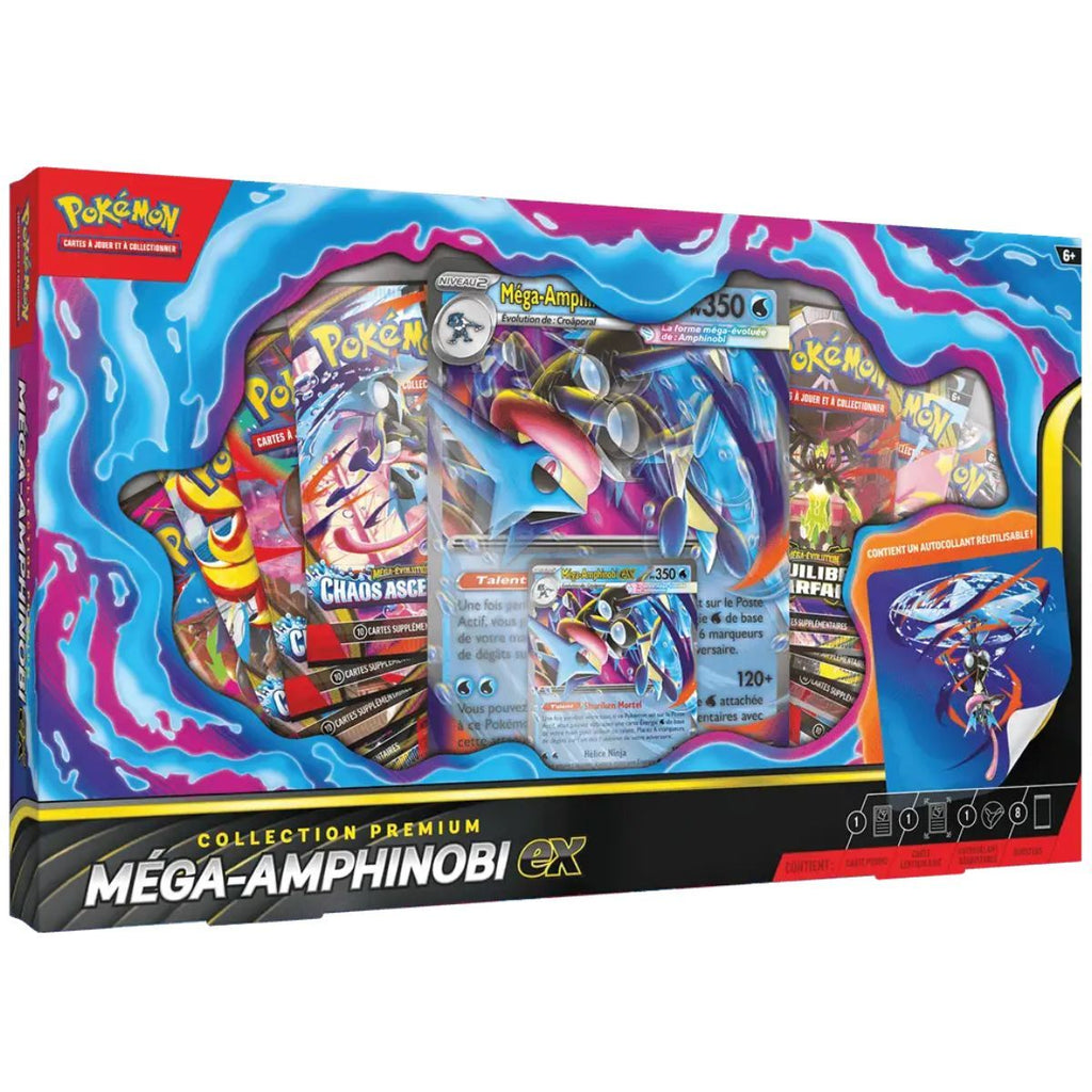 Coffret Collection Premium Méga-Amphinobi-ex Pokémon FR