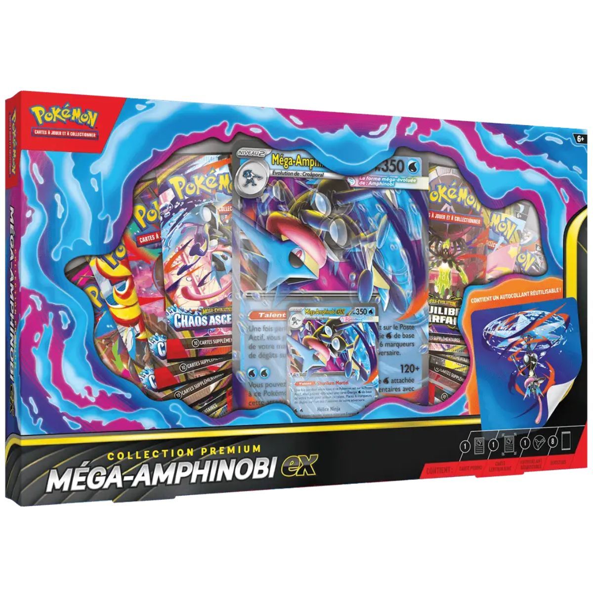 Coffret Collection Premium Méga-Amphinobi-ex Pokémon FR