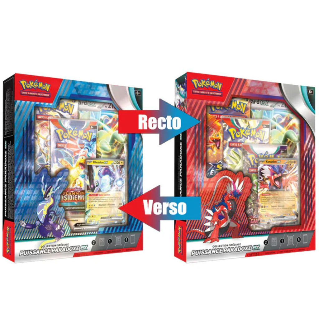 Coffret Puissance Paradoxe Double Miraidon-ex Koraidon-ex Pokémon FR