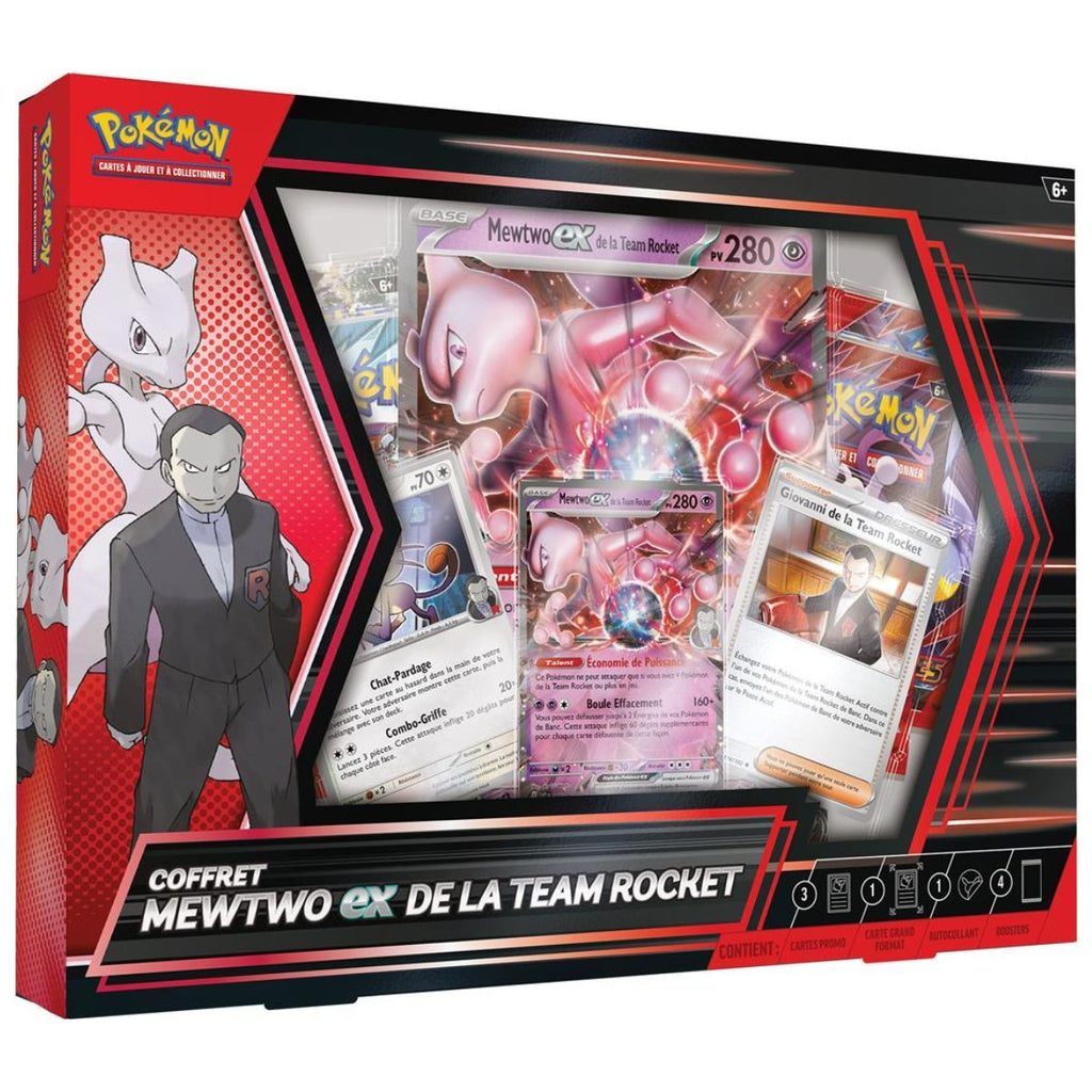 Coffret Mewtwo-ex de la Team Rocket Pokémon FR