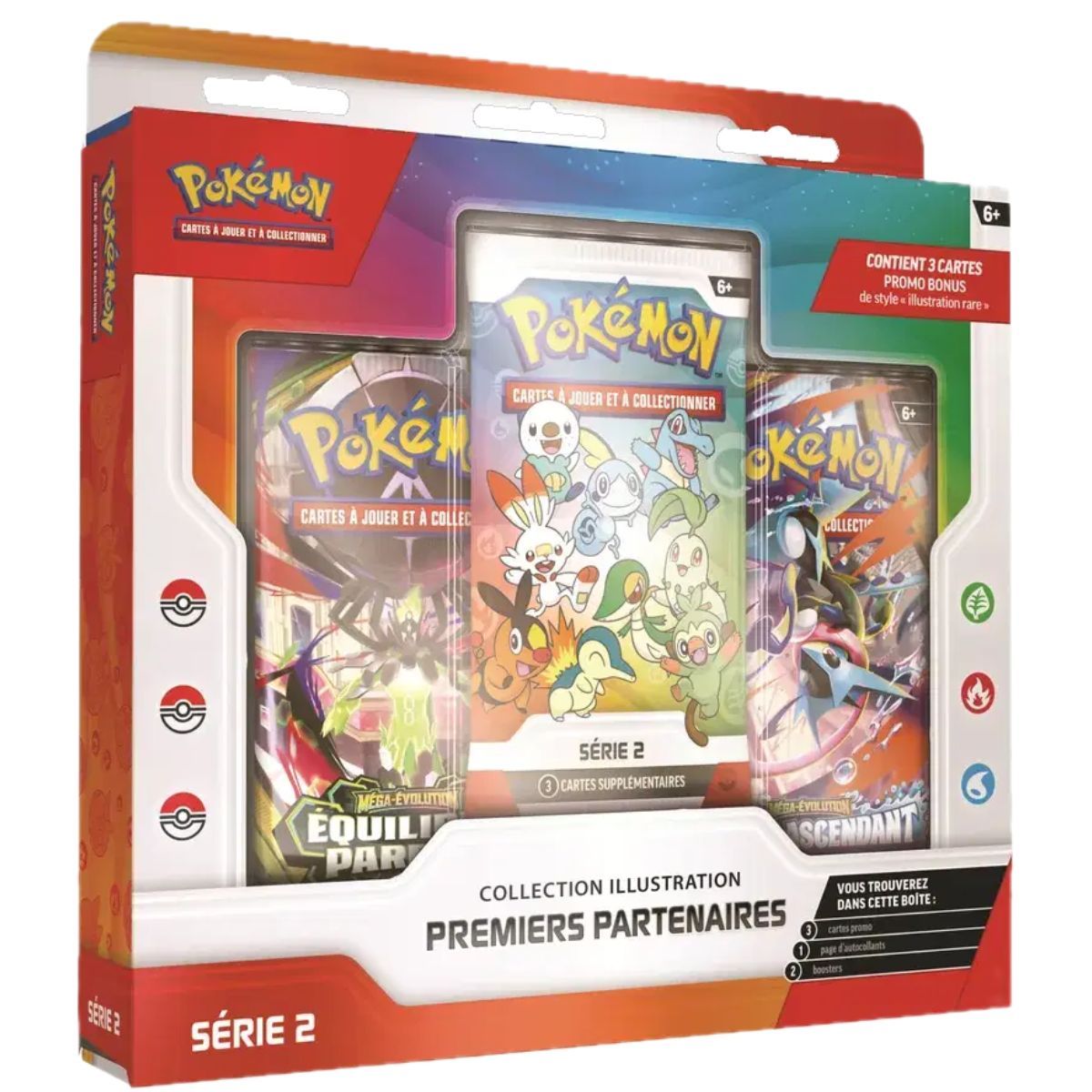 Coffret Premiers Partenaires Série 2 Collection Illustration Pokémon FR