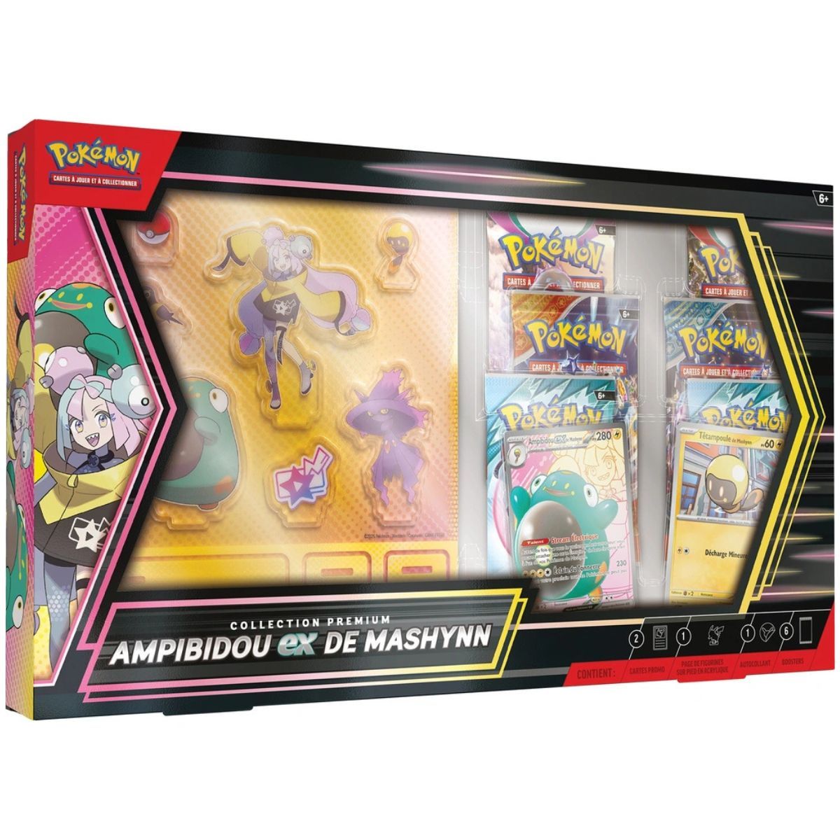 Coffret Collection Premium Ampibidou-ex de Mashynn Pokémon FR