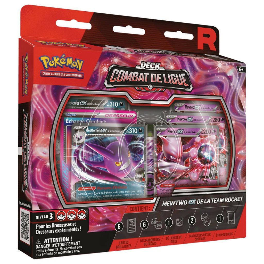 Deck Combat de Ligue Mewtwo-ex de la Team Rocket Pokémon FR