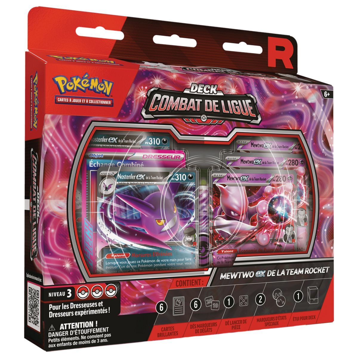 Deck Combat de Ligue Mewtwo-ex de la Team Rocket Pokémon FR