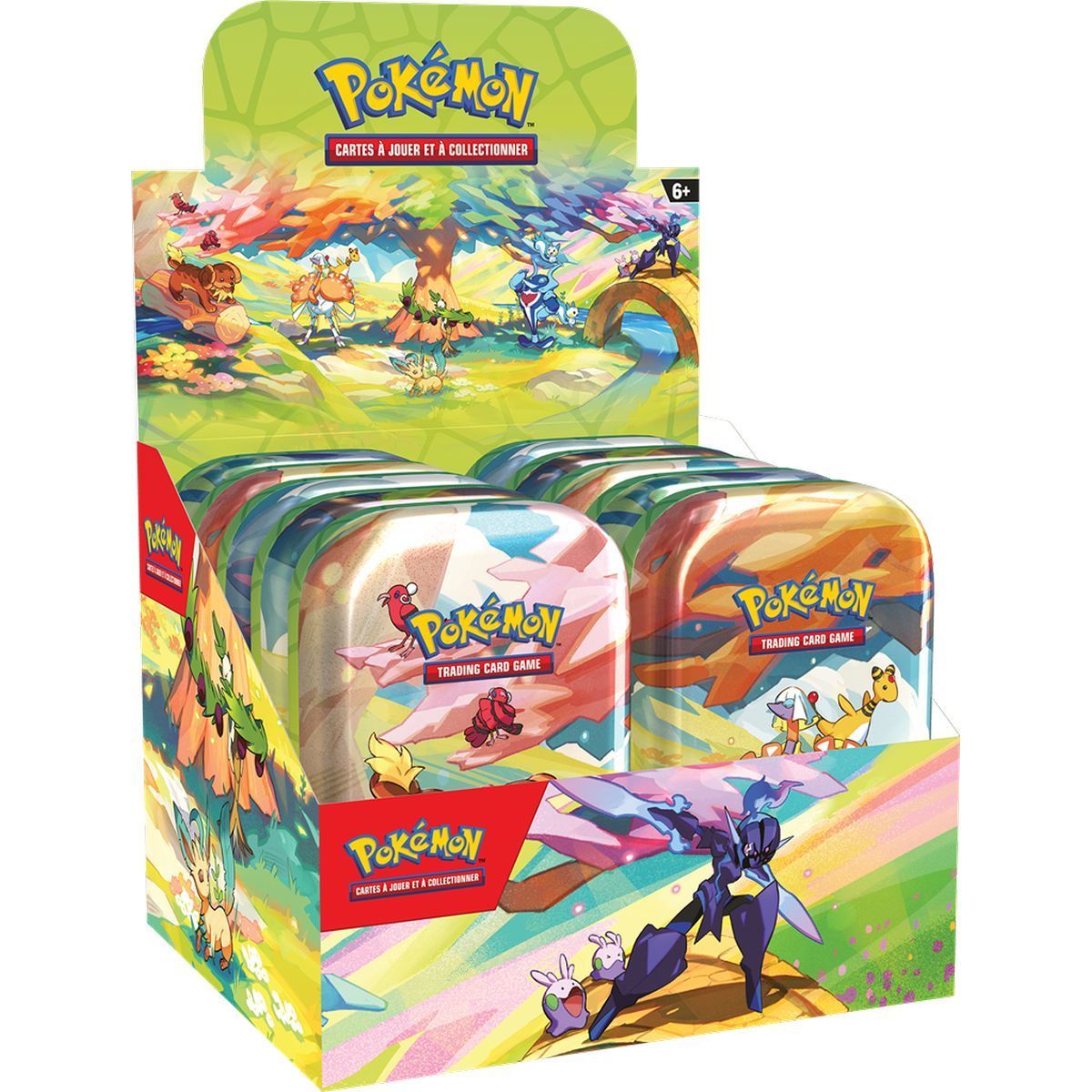 Display de 10 Mini Tin Magnifique Paldéa Pokémon FR