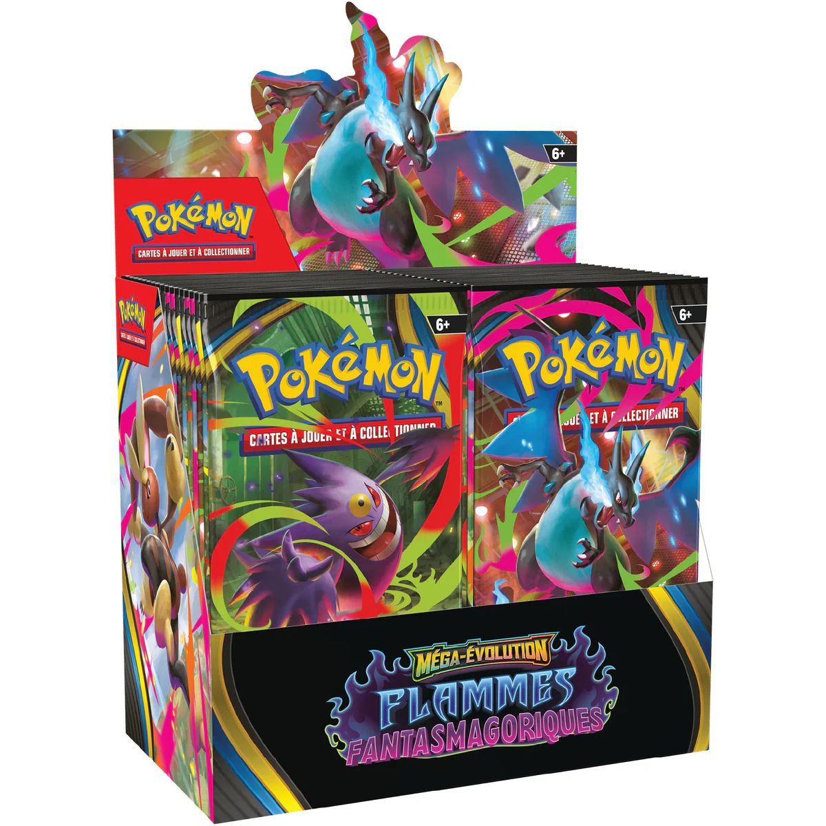 Display Flammes Fantasmagoriques ME02 Pokémon FR
