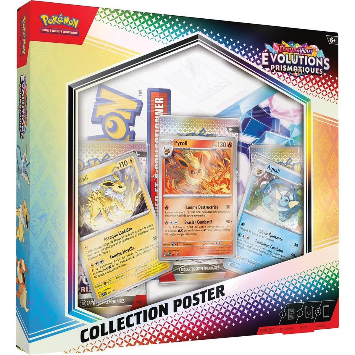 Evolutions Prismatiques Coffret Collection Poster Pokémon FR