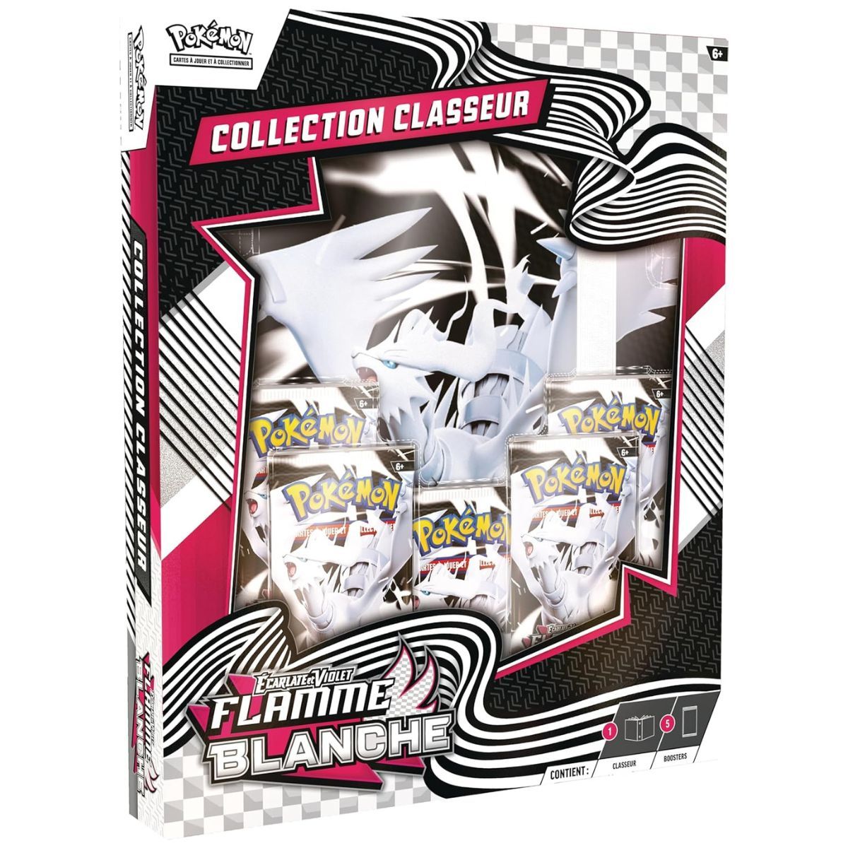 Flamme Blanche Collection Classeur Reshiram Pokémon FR