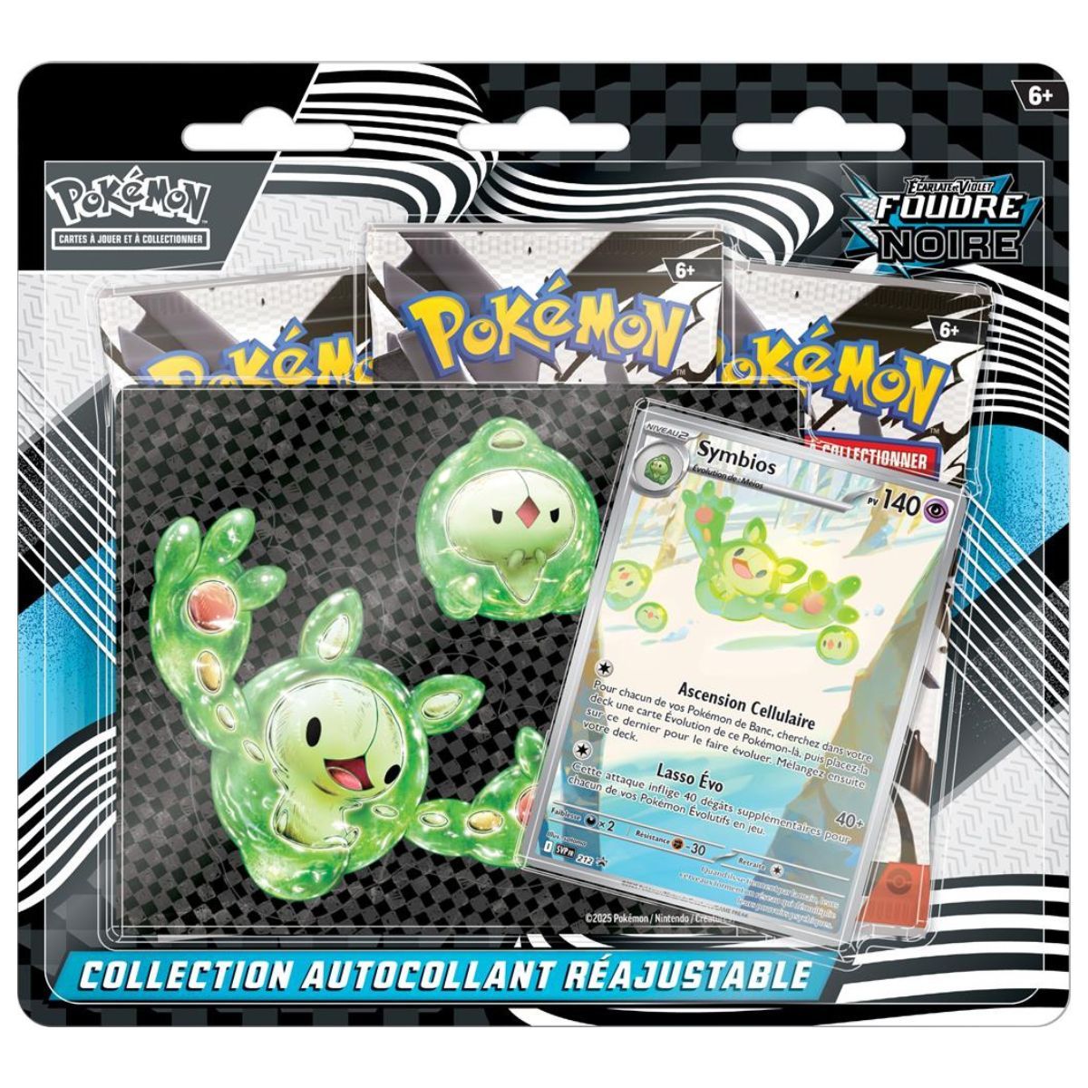 Tripack Foudre Noire Tech Stickers Pokémon FR
