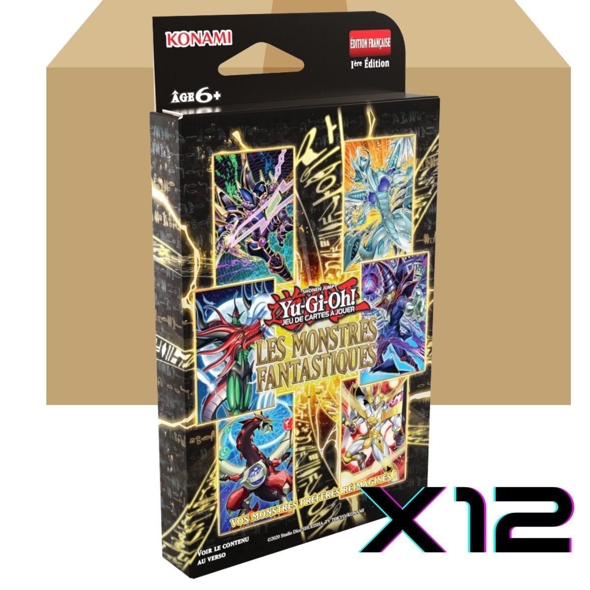 Les Monstres Fantastiques Case de 12 Tuckbox
