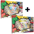 Lot de 2 coffrets Méga-Lucario et Méga-Gardevoir Premium Collection Poster Pokémon FR