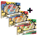 Lot de 3 coffrets Méga-Évolution-ex Héros Transcendants Pokémon FR