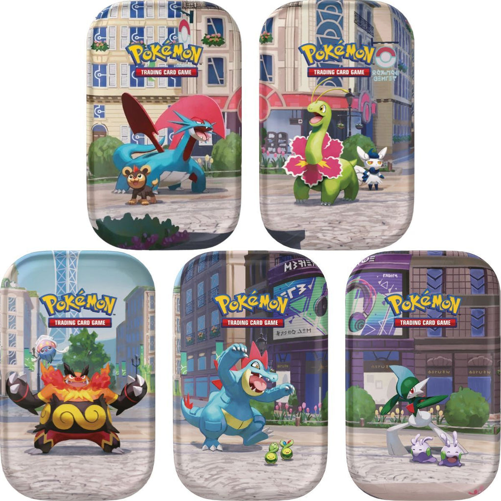 Lot de 5 Mini Tin Illumis Pokémon FR