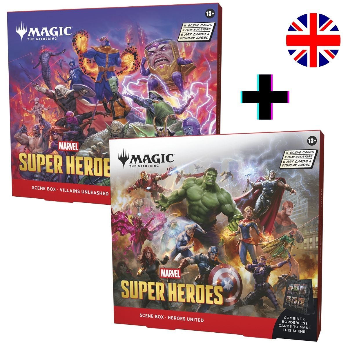 Marvel Super Heroes - EN - Lot des 2 Scene Boxes - Magic: The Gathering - MSH