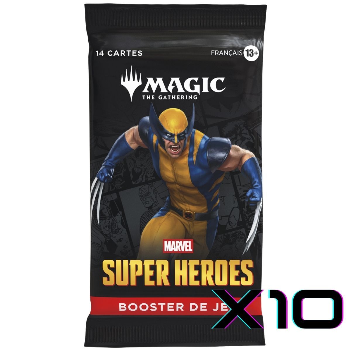 Marvel Super Heroes - FR - Lot de 10 Boosters Play - Magic: The Gathering - MSH