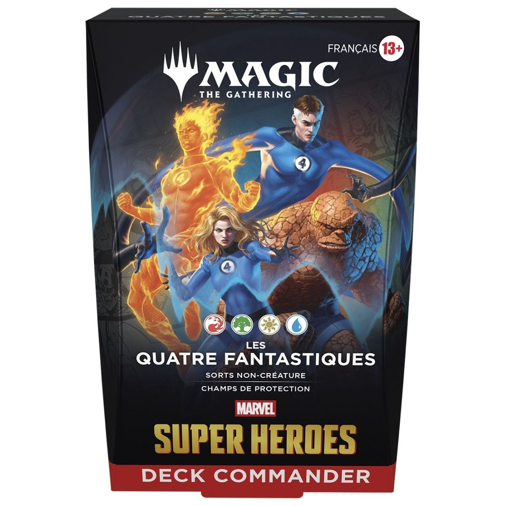 Marvel Super Heroes - FR - Lot des 4 decks Commander - Magic: The Gathering - MSH