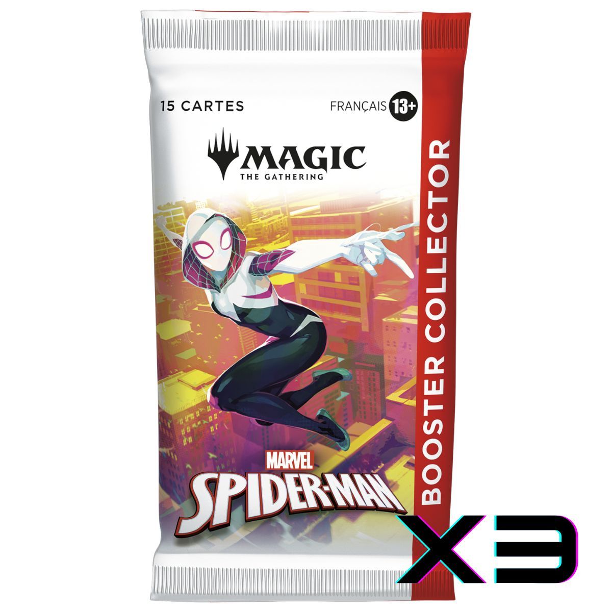 Marvel's Spider-Man - FR - 3 Boosters Collector - Magic the Gathering - SPM Spiderman