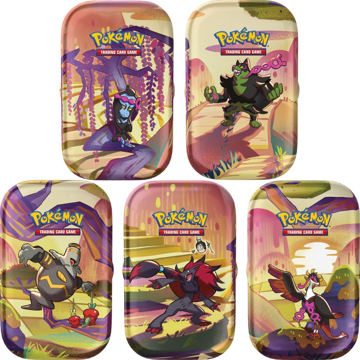 Lot de 5 Mini Tin Fable Nébuleuse Pokémon FR