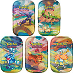 Lot de 5 Mini Tin Magnifique Paldéa Pokémon FR