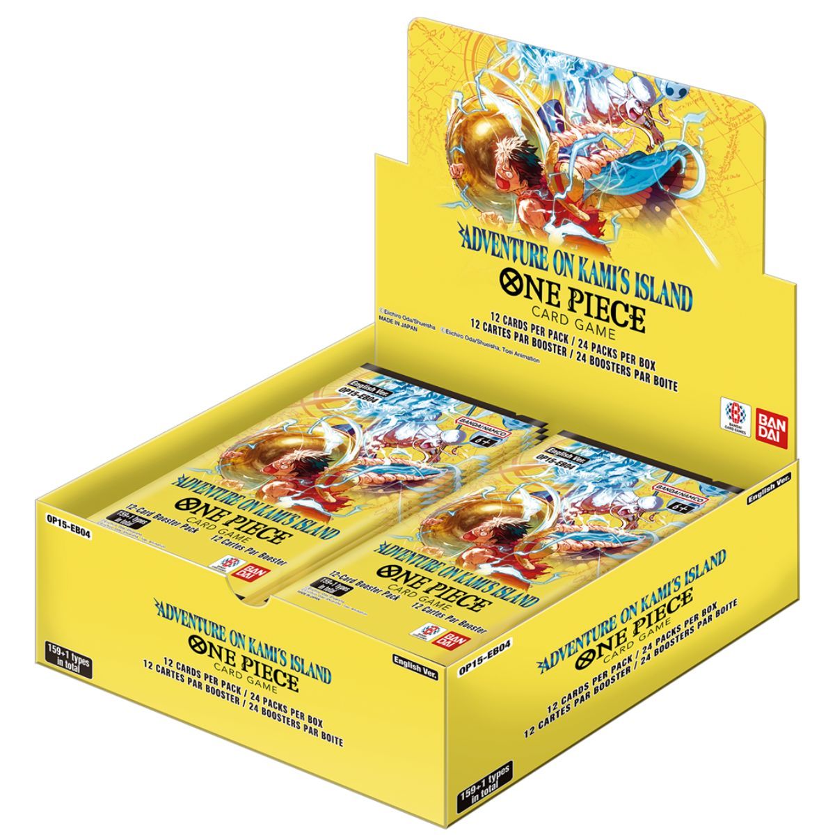 One Piece CG - ADVENTURE ON KAMI'S ISLAND - EN - Display de 24 Boosters - [OP15-EB04]