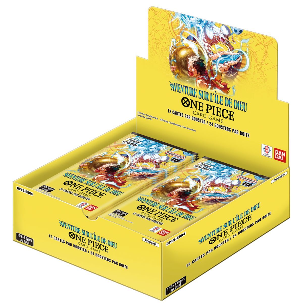 One Piece CG - AVENTURE SUR L'ÎLE DE DIEU - FR - Display de 24 Boosters - [OP15-EB04]