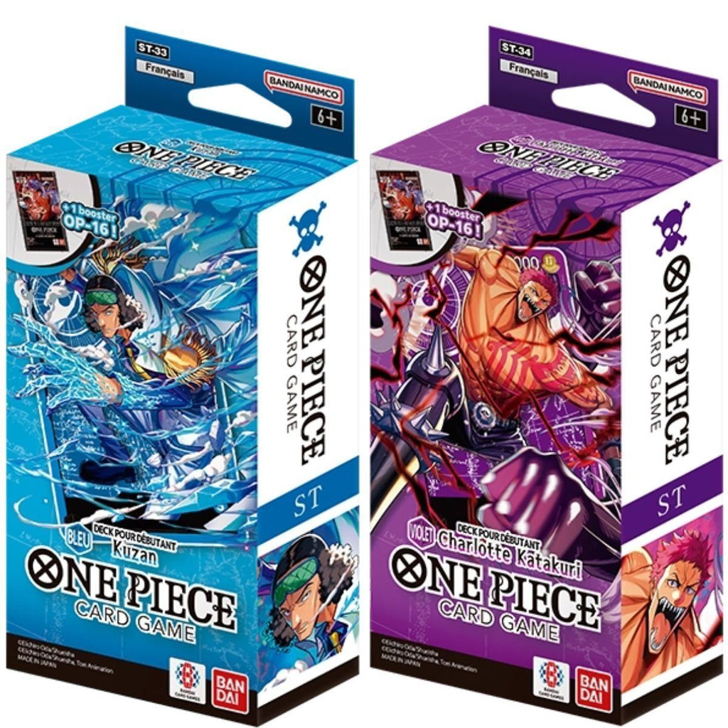 One Piece CG - Lot de 6 Decks pour Débutant ST-31 à ST-36 - FR