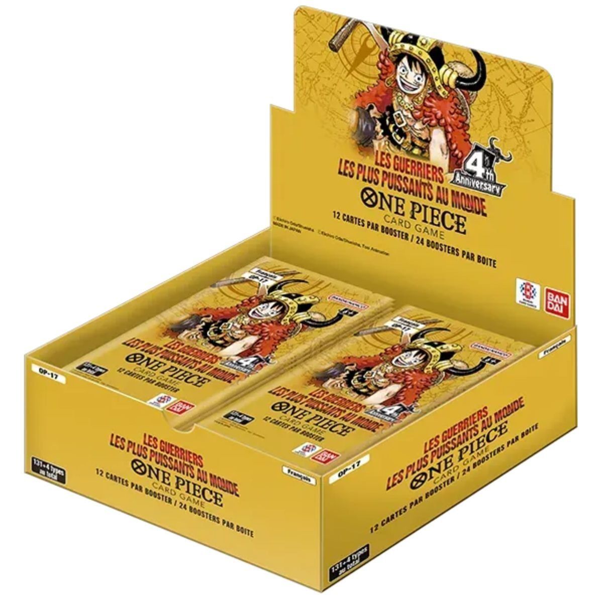 One Piece CG - [OP-17] - Les Guerriers Les Plus Puissants Au Monde - FR - Display de 24 Boosters