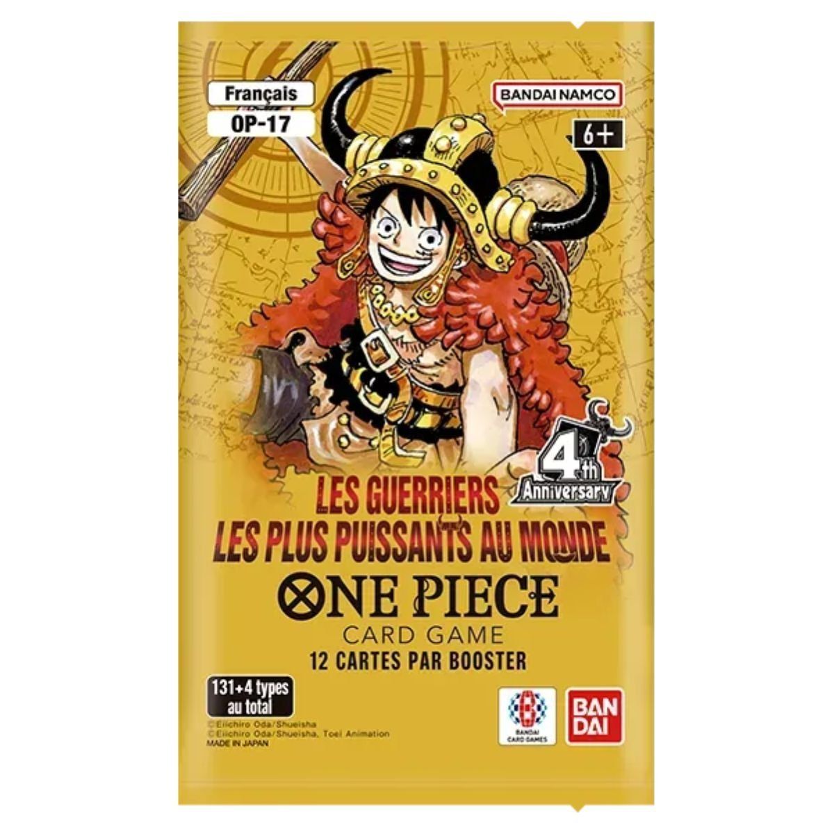 One Piece CG - [OP-17] - Les Guerriers Les Plus Puissants Au Monde - FR - Display de 24 Boosters