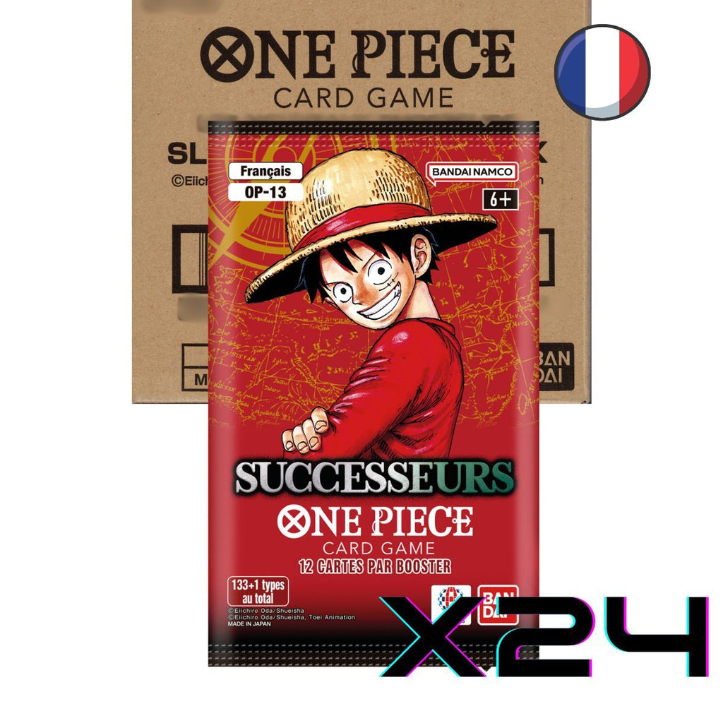 One Piece CG - OP13 - SUCCESSEURS - Carton de 24 Boosters sous blisters - FR
