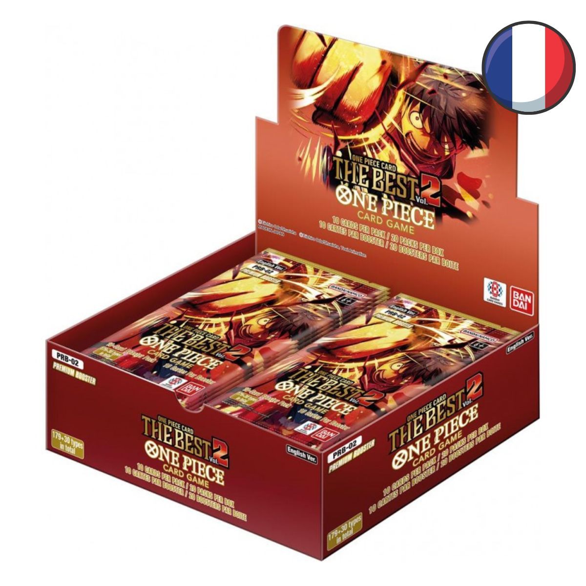 One Piece CG - PRB02 - The Best Vol.2 - Display de 20 Premium Boosters - FR