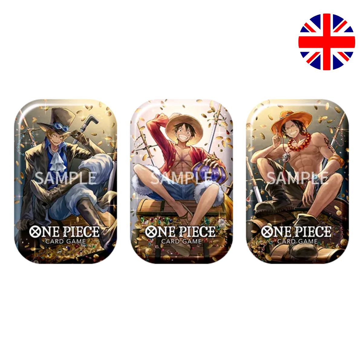 One Piece CG - TS02 - Lot de 3 Tin Pack Set Vol.2 - EN