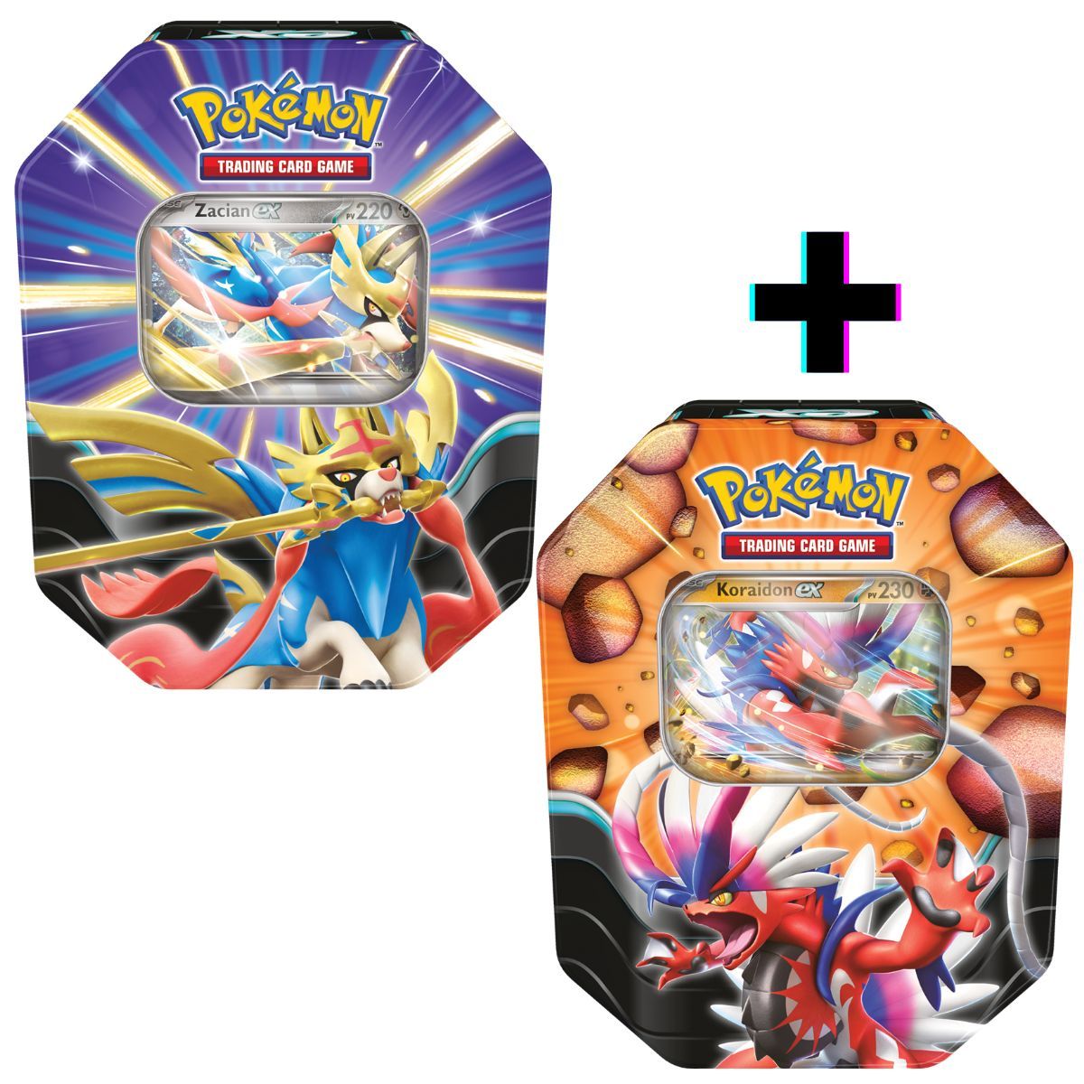 Lot de 2 Pokébox Légendes Tranchantes Pokémon FR