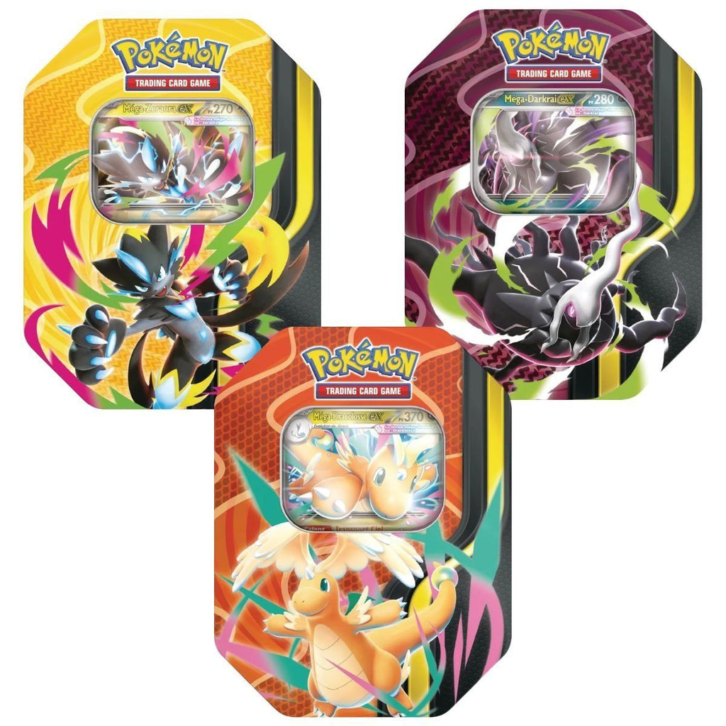 Pokébox Lot de 3 Méga Puissances Pokémon FR