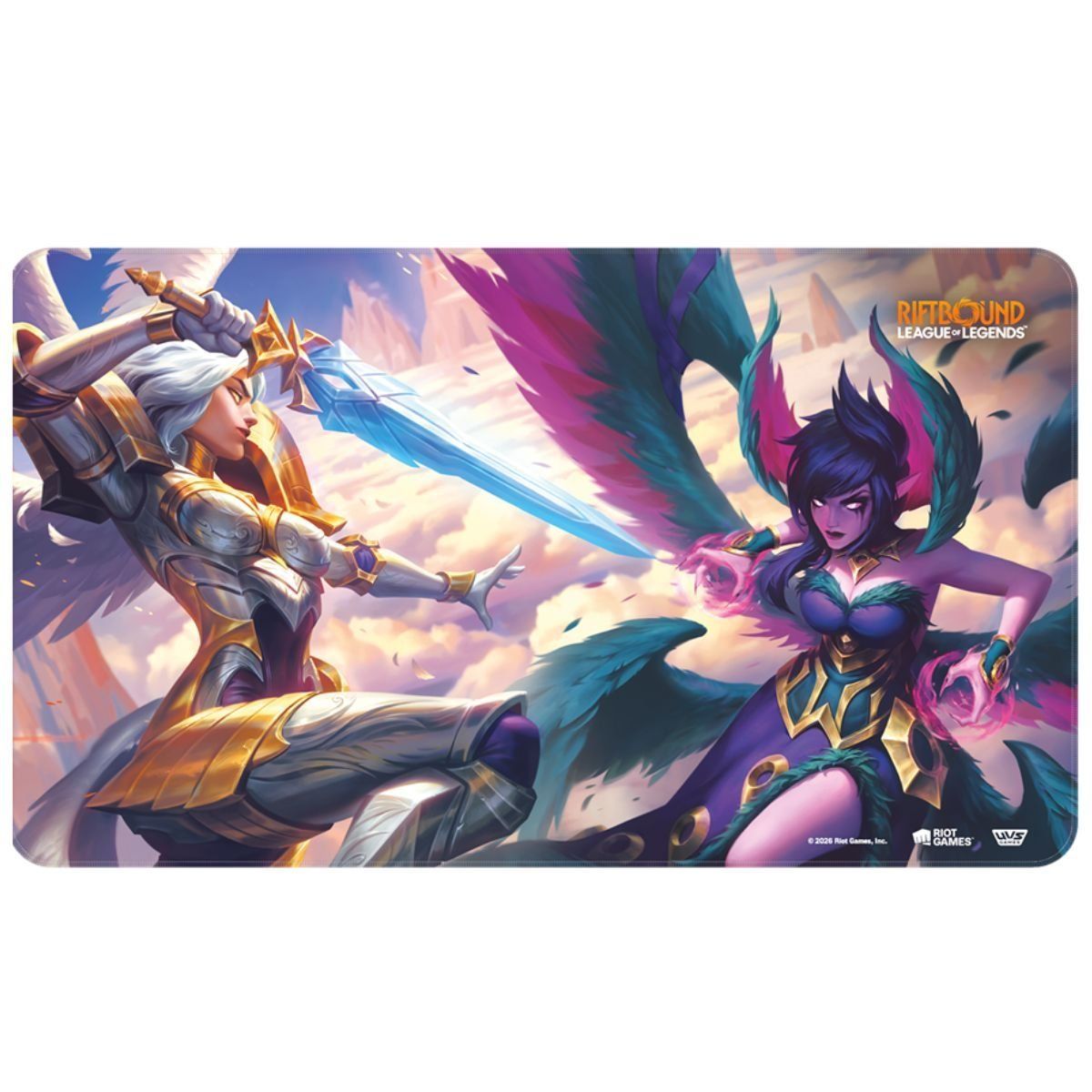 Playmat Kayle vs Morgana Riftbound