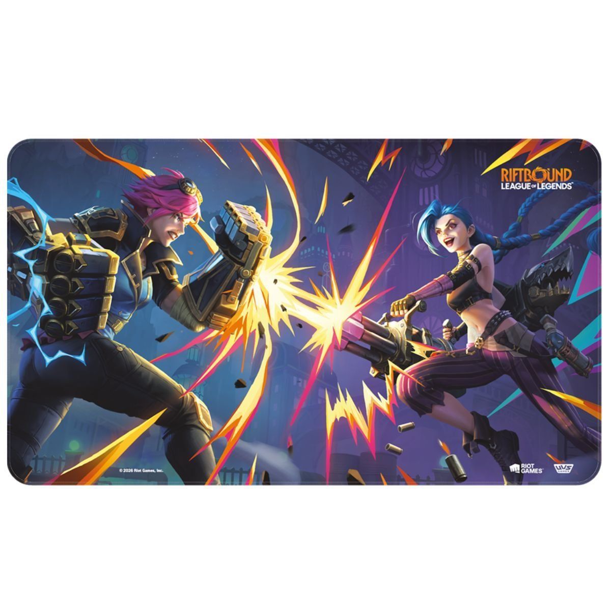 Playmat Vi vs Jinx Riftbound