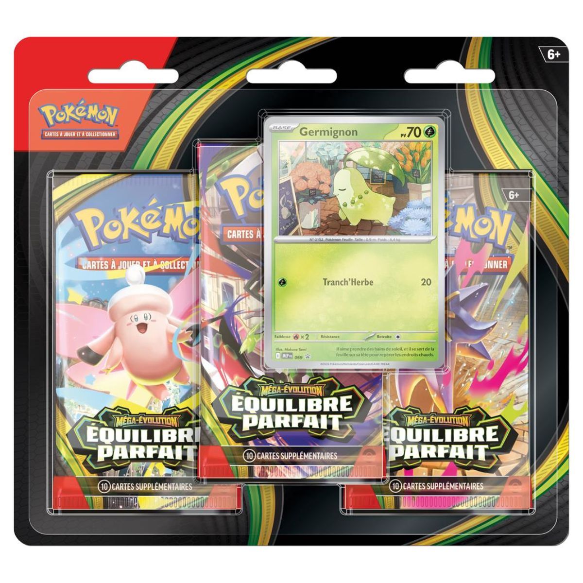 Tripack Germignon Equilibre Parfait Pokémon FR